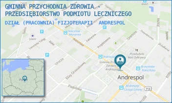 DZIAŁ (PRACOWNIA) FIZJOTERAPII - GMINNA PRZYCHODNIA ZDROWIA - PRZEDSIĘBIORSTWO PODMIOTU LECZNICZEGO - UL. ROKICIŃSKA 125,  ANDRESPOL