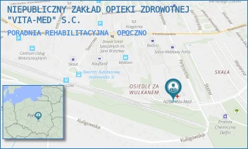 PORADNIA REHABILITACYJNA - NIEPUBLICZNY ZAKŁAD OPIEKI ZDROWOTNEJ "VITA-MED" S.C. - UL. PARTYZANTÓW 1A,  OPOCZNO