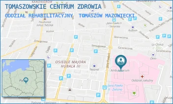 ODDZIAŁ REHABILITACYJNY - TOMASZOWSKIE CENTRUM ZDROWIA - UL. JANA PAWŁA II 35,  TOMASZÓW MAZOWIECKI