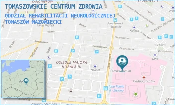 ODDZIAŁ REHABILITACJI NEUROLOGICZNIEJ - TOMASZOWSKIE CENTRUM ZDROWIA - UL. JANA PAWŁA II 35,  TOMASZÓW MAZOWIECKI