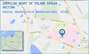 ODDZIAŁ REHABILITACJI NEUROLOGICZNEJ - AMERICAN HEART OF POLAND SPÓŁKA AKCYJNA - UL. REJA 12,  SZTUM