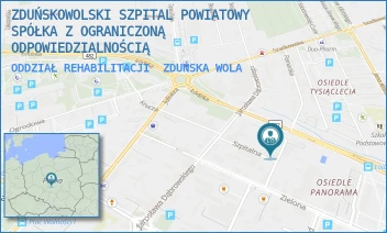ODDZIAŁ REHABILITACJI - ZDUŃSKOWOLSKI SZPITAL POWIATOWY SPÓŁKA Z OGRANICZONĄ ODPOWIEDZIALNOŚCIĄ - UL. KRÓLEWSKA 29,  ZDUŃSKA WOLA
