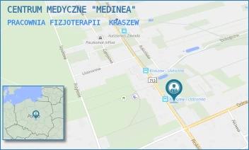 PRACOWNIA FIZJOTERAPII - CENTRUM MEDYCZNE "MEDINEA" - UL. ROKICIŃSKA 3,  KRASZEW