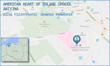 DZIAŁ FIZJOTERAPII - AMERICAN HEART OF POLAND SPÓŁKA AKCYJNA - BOLESŁAWA CHROBREGO 4,  DRAWSKO POMORSKIE