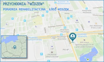 PORADNIA REHABILITACYJNA - PRZYCHODNIA "WIDZEW" - AL. MARSZ. JÓZEFA PIŁSUDSKIEGO 157,  ŁÓDŹ-WIDZEW