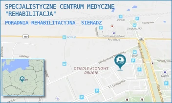 PORADNIA REHABILITACYJNA - SPECJALISTYCZNE CENTRUM MEDYCZNE "REHABILITACJA" - UL. IGNACEGO PADEREWSKIEGO 2A,  SIERADZ