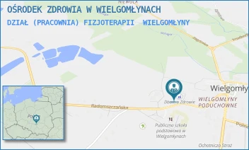 DZIAŁ (PRACOWNIA) FIZJOTERAPII - OŚRODEK ZDROWIA W WIELGOMŁYNACH - UL. RADOMSZCZAŃSKA 7,  WIELGOMŁYNY