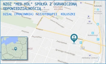 DZIAŁ (PRACOWNIA) FIZJOTERAPII - NZOZ "MED-KOL" SPÓŁKA Z OGRANICZONĄ ODPOWIEDZIALNOŚCIĄ - UL. PRZEJAZD 6,  KOLUSZKI
