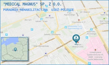 PORADNIA REHABILITACYJNA - "MEDICAL MAGNUS" SP. Z O.O. - UL. MIKOŁAJA KOPERNIKA 38,  ŁÓDŹ-POLESIE