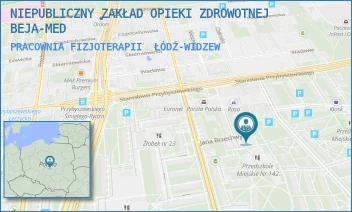PRACOWNIA FIZJOTERAPII - NIEPUBLICZNY ZAKŁAD OPIEKI ZDROWOTNEJ BEJA-MED - UL. JANA BRZECHWY 5,  ŁÓDŹ-WIDZEW