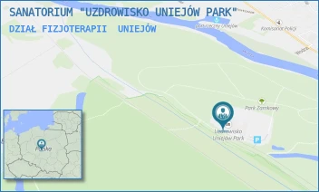 DZIAŁ FIZJOTERAPII - SANATORIUM "UZDROWISKO UNIEJÓW PARK" - UL. ZAMKOWA 7,  UNIEJÓW
