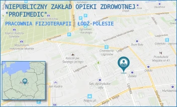 PRACOWNIA FIZJOTERAPII - NIEPUBLICZNY ZAKŁAD OPIEKI ZDROWOTNEJ "PROFIMEDIC" - UL. ADAMA PRÓCHNIKA 51,  ŁÓDŹ-POLESIE