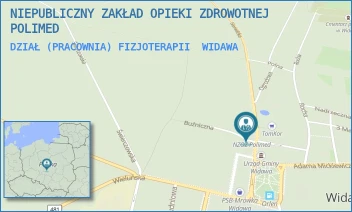 DZIAŁ (PRACOWNIA) FIZJOTERAPII - POLIMED  ZDZIESZYŃSCY SPÓŁKA JAWNA - UL. SIERADZKA 5,  WIDAWA