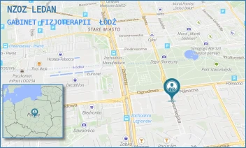 GABINET FIZJOTERAPII - NZOZ LEDAN - UL. PÓŁNOCNA 1/3,  ŁÓDŹ