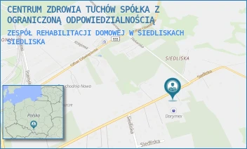 ZESPÓŁ REHABILITACJI DOMOWEJ W SIEDLISKACH - CENTRUM ZDROWIA TUCHÓW SPÓŁKA Z OGRANICZONĄ ODPOWIEDZIALNOŚCIĄ - SIEDLISKA 371,  SIEDLISKA