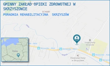 PORADNIA REHABILITACYJNA - GMINNY ZAKŁAD OPIEKI ZDROWOTNEJ W SKRZYSZOWIE - UL. SKRZYSZÓW 645,  SKRZYSZÓW