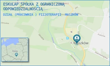 DZIAŁ (PRACOWNIA ) FIZJOTERAPII - ESKULAP SPÓŁKA Z OGRANICZONĄ ODPOWIEDZIALNOŚCIĄ - UL. KRÓLEWSKA 49,  MASZKÓW