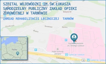 ZAKŁAD REHABILITACJI LECZNICZEJ - SZPITAL WOJEWÓDZKI IM.ŚW.ŁUKASZA SAMODZIELNY PUBLICZNY ZAKŁAD OPIEKI ZDROWOTNEJ W TARNOWIE - UL. LWOWSKA 178A,  TARNÓW