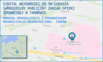 ODDZIAŁ REHABILITACJI Z PODODDZIAŁEM REHABILITACJI NEUROLOGICZNEJ - SZPITAL WOJEWÓDZKI IM.ŚW.ŁUKASZA SAMODZIELNY PUBLICZNY ZAKŁAD OPIEKI ZDROWOTNEJ W TARNOWIE - UL. LWOWSKA 178A,  TARNÓW