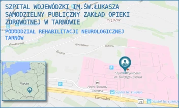 PODODDZIAŁ REHABILITACJI NEUROLOGICZNEJ - SZPITAL WOJEWÓDZKI IM.ŚW.ŁUKASZA SAMODZIELNY PUBLICZNY ZAKŁAD OPIEKI ZDROWOTNEJ W TARNOWIE - UL. LWOWSKA 178A,  TARNÓW