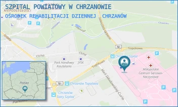 OŚRODEK REHABILITACJI DZIENNEJ - SZPITAL POWIATOWY W CHRZANOWIE - UL. TOPOLOWA 16,  CHRZANÓW