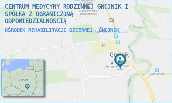 OŚRODEK REHABILITACJI DZIENNEJ - CENTRUM MEDYCYNY RODZINNEJ GNOJNIK I SPÓŁKA Z OGRANICZONĄ ODPOWIEDZIALNOSCIĄ - UL. GNOJNIK 222,  GNOJNIK