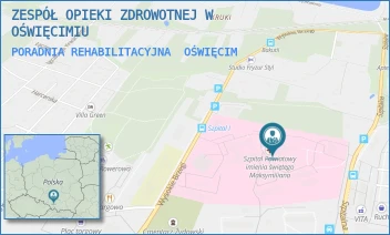 PORADNIA REHABILITACYJNA - ZESPÓŁ OPIEKI ZDROWOTNEJ W OŚWIĘCIMIU - UL. WYSOKIE BRZEGI 4,  OŚWIĘCIM