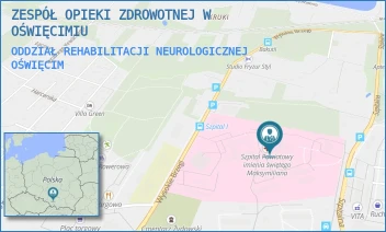 ODDZIAŁ REHABILITACJI NEUROLOGICZNEJ - ZESPÓŁ OPIEKI ZDROWOTNEJ W OŚWIĘCIMIU - UL. WYSOKIE BRZEGI 4,  OŚWIĘCIM
