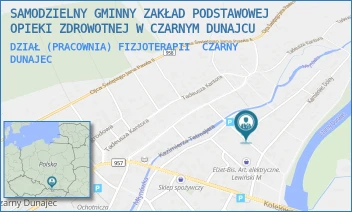DZIAŁ (PRACOWNIA) FIZJOTERAPII - SAMODZIELNY GMINNY ZAKŁAD PODSTAWOWEJ OPIEKI ZDROWOTNEJ W CZARNYM DUNAJCU - UL. KAMIENIEC DOLNY 55,  CZARNY DUNAJEC
