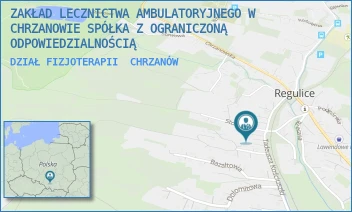 DZIAŁ FIZJOTERAPII - ZAKŁAD LECZNICTWA AMBULATORYJNEGO W CHRZANOWIE SPÓŁKA Z OGRANICZONĄ ODPOWIEDZIALNOŚCIĄ - UL. KOŚCIUSZKI 14,  CHRZANÓW