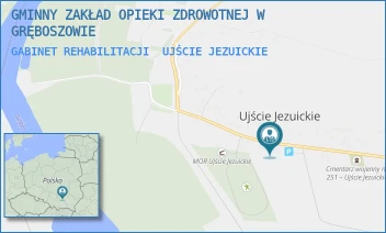 GABINET REHABILITACJI - GMINNY ZAKŁAD OPIEKI ZDROWOTNEJ W GRĘBOSZOWIE - UJŚCIE JEZUICKIE 95,  UJŚCIE JEZUICKIE