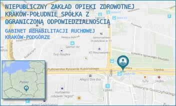 GABINET REHABILITACJI RUCHOWEJ - NIEPUBLICZNY ZAKŁAD OPIEKI ZDROWOTNEJ KRAKÓW-POŁUDNIE SPÓŁKA Z OGRANICZONĄ ODPOWIEDZIALNOŚCIĄ - UL. SASKA 9/1,  KRAKÓW-PODGÓRZE