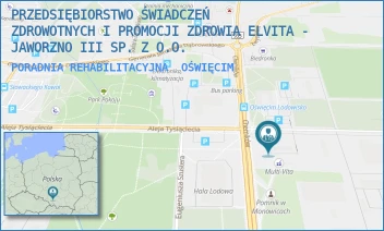 PORADNIA REHABILITACYJNA - PRZEDSIĘBIORSTWO ŚWIADCZEŃ ZDROWOTNYCH I PROMOCJI ZDROWIA ELVITA - JAWORZNO III SP. Z O.O. - UL. CHEMIKÓW 5,  OŚWIĘCIM
