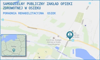 PORADNIA REHABILITACYJNA - SAMODZIELNY PUBLICZNY ZAKŁAD OPIEKI ZDROWOTNEJ W OSIEKU - UL. STAROWIEJSKA 175,  OSIEK