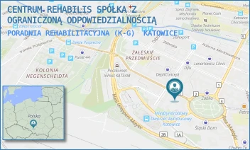 PORADNIA REHABILITACYJNA (K-G) - CENTRUM REHABILIS SPÓŁKA Z OGRANICZONĄ ODPOWIEDZIALNOŚCIĄ - GLIWICKA 2,  KATOWICE