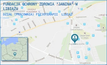 DZIAŁ (PRACOWNIA) FIZJOTERAPII - FUNDACJA OCHRONY ZDROWIA "JANINA" W LIBIĄŻU - UL. GÓRNICZA 5,  LIBIĄŻ