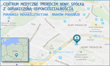 PORADNIA REHABILITACYJNA - CENTRUM MEDYCZNE PROKOCIM NOWY SPÓŁKA Z OGRANICZONĄ ODPOWIEDZIALNOŚCIĄ - UL. LEONIDA TELIGI 8,  KRAKÓW-PODGÓRZE