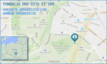 GABINETY REHABILITACYJNE - FUNDACJA PRO VITA ET SPE - UL. JÓZEFA DIETLA 64,  KRAKÓW-ŚRÓDMIEŚCIE