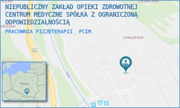 PRACOWNIA FIZJOTERAPII - NIEPUBLICZNY ZAKŁAD OPIEKI ZDROWOTNEJ CENTRUM MEDYCZNE SPÓŁKA Z OGRANICZONĄ ODPOWIEDZIALNOŚCIĄ - UL. PCIM 1,  PCIM