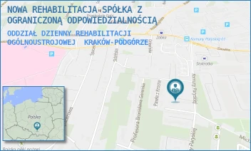 ODDZIAŁ DZIENNY REHABILITACJI OGÓLNOUSTROJOWEJ - NOWA REHABILITACJA SPÓŁKA Z OGRANICZONĄ ODPOWIEDZIALNOŚCIĄ - UL. KOMUNY PARYSKIEJ 24,  KRAKÓW-PODGÓRZE