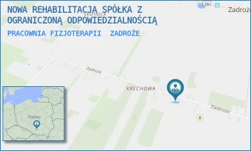 PRACOWNIA FIZJOTERAPII - NOWA REHABILITACJA SPÓŁKA Z OGRANICZONĄ ODPOWIEDZIALNOŚCIĄ - ZADROŻE 117A,  ZADROŻE