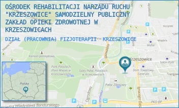 DZIAŁ (PRACOWNIA) FIZJOTERAPII - MAŁOPOLSKI SZPITAL REHABILITACYJNY W KRZESZOWICACH - UL. IGNACEGO DASZYŃSKIEGO 1,  KRZESZOWICE