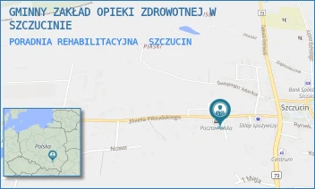PORADNIA REHABILITACYJNA - GMINNY ZAKŁAD OPIEKI ZDROWOTNEJ W SZCZUCINIE - UL. PIŁSUDSKIEGO 15,  SZCZUCIN
