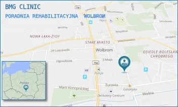 PORADNIA REHABILITACYJNA - BMG CLINIC - UL. MARSZAŁKA PIŁSUDSKIEGO 29,  WOLBROM