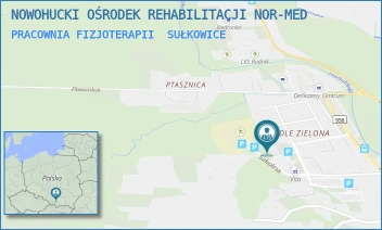 PRACOWNIA FIZJOTERAPII - NOWOHUCKI OŚRODEK REHABILITACJI NOR-MED - UL. SZKOLNA 9,  SUŁKOWICE