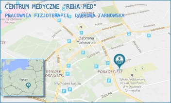 PRACOWNIA FIZJOTERAPII - CENTRUM MEDYCZNE "REHA-MED" - UL. SZKOLNA 6,  DĄBROWA TARNOWSKA