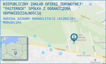 ODDZIAŁ DZIENNY REHABILITACJI LECZNICZEJ - NIEPUBLICZNY ZAKŁAD OPIEKI ZDROWOTNEJ "PASTERNIK" SPÓŁKA Z OGRANICZONĄ ODPOWIEDZIALNOŚCIĄ - OS. KRAKOWSKIE PRZEDMIEŚCIE 28,  MODLNICZKA