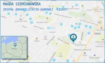 ZESPÓŁ REHABILITACJI DOMOWEJ - MAGDA SIEMIANOWSKA - JANA PAWŁA II 1G,  SIERPC