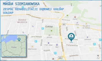 ZESPÓŁ REHABILITACJI DOMOWEJ GOŁDAP - MAGDA SIEMIANOWSKA - ARMII KRAJOWEJ 12/1U,  GOŁDAP
