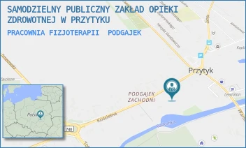 PRACOWNIA FIZJOTERAPII - SAMODZIELNY PUBLICZNY ZAKŁAD OPIEKI ZDROWOTNEJ W PRZYTYKU - KOŚCIELNA 15,  PODGAJEK
